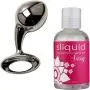 Njoy Pure Plug Large with Sliquid Sassy Anal Lube Njoy Pure Plug Large with Sliquid Sassy Anal Lube