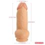 Zyuantyuan 9.5 Inch Realistic Silicone Dîd&Los for Women Massager Massager Friction Attrition