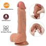 8.46 inch Realistic Dǐldo Waterproof Wand of Toys for Anal and Vaginal Stimulation Realistic Flexible Pěnis Massagěr Toys Men and Women