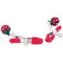 Eastern Delights Elite SM Screw Breast Nipple Clamps Vice, Strawberry Style Bell