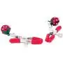 Eastern Delights Elite SM Screw Breast Nipple Clamps Vice, Strawberry Style Bell Eastern Delights Elite SM Screw Breast Nipple Clamps Vice, Strawberry Style Bell