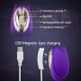 Rabbit Dildo Vibrator G Spot for Clitoris Stimulation, Waterproof Clit Stimulator with 10 Vibration Modes Quiet Motor for Women USB Magnetic Rechargeable