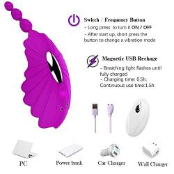 You Can Wear Panties to Massage Female Adult Toys, USB Charging, 10 Frequency Mode, Waterproof, Easy to Clean, Easy to Carry