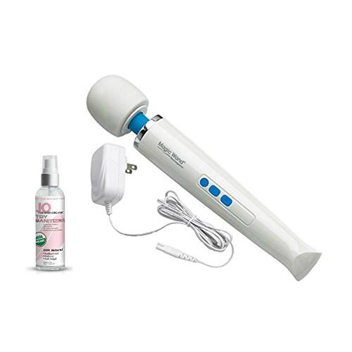 New Hitachi Rechargeable Original Magic Wand Muscle Massager HV-270 2015 + System JO USDA Certified Organic Toy Cleaner - 1.7 oz Spray