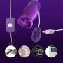 RITER Rechargeable G Spotter Vibrantor Stimulator L-icking Nipple Toys Body Massager Six Toy for Women Couple