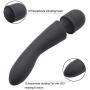 Portable Powerful Handheld Massage for Body Relaxation (Black)