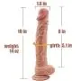 SHEQU 10 Inches Realistic Dildo with Suction Cup- Dong with Balls Fake Penis Adult Sex Female Massage Masturbation Toys(Jackeys Power Dick) SHEQU 10 Inches Realistic Dildo with Suction Cup- Dong with Balls Fake Penis Adult Sex Female Massage Masturbation Toys(Jackeys Power Dick)