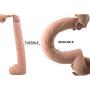 TTZCL 15 Inch Huge Dîldɔ Super Long Massage for Women Wand Toys