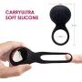 Powerful Vibrating Cock Ring Vibrator - Waterproof Rechargeable Penis Ring - SVAKOM Tyler Full Silicone Clitorial Vibrators Vibes Stimulators for Female - Sex Toy for Male or Couples, Black