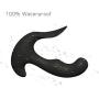 SEXBAY Anal Sex Toy Prostate Massager Silicone Vibrator for Men Women and Couples 10 Speeds Powerful Vibrating Butt Plug for Male Female Masturbator Waterproof Rechargeable Heating Black