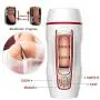 Male Masturbator Cup, Powerful Thrusting Automatic Male Masturbation Cup Electric Sex Toys for Men 3D Realistic Lifelike Vibrating Piston Multi Modes (Pink)