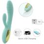 LED Wireless Waterproof Vibrator 10 Kinds of Silent Vibration Mode and USB Cable Charging is Safer and More Convenient for Bedroom, Patio, Garden, Yard, Parties, Wedding