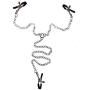 LoveSex Three Nipple Clamps Clit Clamps Set with Metal Chains three Nipple Clamps