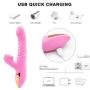 G-Spot Mâssâgêr Adùllt Tõys with 7 Frequency ClîToral Sùckíng Silicone Clítoris St?mulator with 7 Víbrántór Modes Rechargeable Díllõ Víbrántór