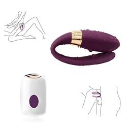Purple 7 Frequency U-Shape Couple Love Stimulation Promote Toys Sport Tool USB Rechargeable Silicone Couples Wand Massage Back Neck Muscles