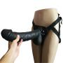 HAOZICH Toy 13.18 Inches" Stráp Ǒns Flexible Toys for Lésbián Pants Stráp Ǒn Strapless for Hands-Free Color: Flesh, Black HAOZICH (Color : Black)