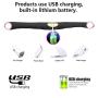 DJKFHIU Double-Ended Electric Thrusting Vibratòrs for Bedroom, Patio, Garden, Gate, Yard, Parties DJKFHIU (Color : Black)