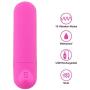 YUXINGER 10 Speed Mini Bullet Víbrátór G-Sppot Massager Vībrations Waterproof Sexx Toys for Women - Black