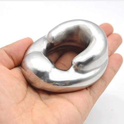 WYY Stainless Steel Male Cock Ring Penis Loop Rooster Ring Stainless Steel Penis Ring Glans Ring Erection Reinforcement Ring Erection Toy