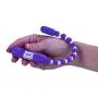 Pure Love Flexible Vibrating Anal Beads with 7 Functions, Purple Color, Adult Sex Toy Pure Love Flexible Vibrating Anal Beads with 7 Functions, Purple Color, Adult Sex Toy