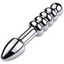 Koungyun Stainless Steel Amal Plug Vibe Waterproof Health Six-Toys for Men Women