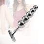 5 Balls Metal Anal Beads T Handle Butt Plug Anal Trainer Toys Fetish Kinky Sex Love Tools for Couple Lover Sexbaby