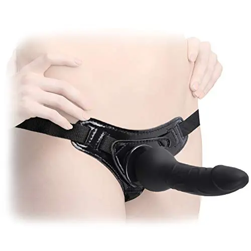 Strap On Harness Dildo 5.5" cob Adjustable Waist for Couples Strap On Harness Dildo 5.5" cob Adjustable Waist for Couples