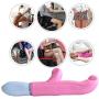 TPTPMAY G-Sport Rabbit with Bunny Ears, Realistic Shaft and Pleasure Beads Toy for Women