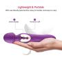 G Spot Vibrator for Vagina Stimulation,ALOFA Double-Head Vibration Bullet Vibrators Vibratory Rechargeable for Woman,Purple Adult Sex Toys