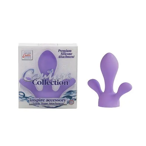 California Exotic Novelties Couture Collection Inspire Accessories - Triple Tease Attachment, Purple California Exotic Novelties Couture Collection Inspire Accessories - Triple Tease Attachment, Purple