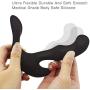SEXBAY Anal Sex Toy Prostate Massager Silicone Vibrator for Men Women and Couples 10 Speeds Powerful Vibrating Butt Plug for Male Female Masturbator Waterproof Rechargeable Heating Black