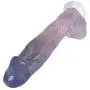 12in Women Double Pleasure Suction Massager - Hand Free Play - Electric Toy for Women (Color : Clear)