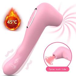 Wireless Waterproof Soft Dual Motor USB Cable Rechargeable Cordless Silent 12 Modes Recharging Safer and Convenient Handheld Massage (Pink)