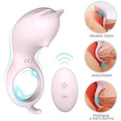 Soft Relax Massage Wireless Quiet Còckring Relax Toy Powerful Strong Vibration Delay Ring Silicone Massage Ring USB Charging Ceinim Relax Toys