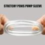 Nabini Universal Soft Silicone Penis Pump Ring Penis Sleeve Vacuum Pump Ring Replacement for Penis Pumps(2 pcs one pack)
