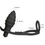 Anal Vibrator 10 Speed Prostate Massager Vibrating Anal Plug Silicone Waterproof Sex Toys