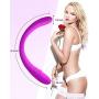 Double Dildo Vibrator - BOMBEX Eden Remote Double-Ended Dildo with 7 Vibration Modes for Couples, Dual Motors Silicone Rechargeable Anal G-spot Stimulator for Men Women