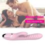Mini Vibrator Massage, Clitoris Vagina Stimulator, Portable Waterproof USB Rechargeable Quiet Clitoral Sucking Vibrator G Spot Vibrator Wand Adult Sex Toy with 12 Vibration for Women Couples