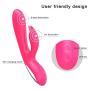 Acvioo Handheld Cordless Wand Massager,Whisper Quiet Waterproof USB Rechargeable Powerful 10 Mode to Relieve Muscle Soreness