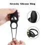 Vibrating Dual Cock Rings Sex Toys for Men with 10 Vibration Modes, Adorime Silicone Wireless Remote-Control Male Enhancing Penis Ring & Tongue Clitoral Vibrators Vibes Stimulators for Couples Vibrating Dual Cock Rings Sex Toys for Men with 10 Vibration Modes, Adorime Silicone Wireless Remote-Control Male Enhancing Penis Ring & Tongue Clitoral Vibrators Vibes Stimulators for Couples
