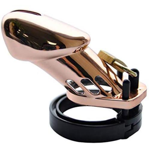 Chástí-ty Device, Cǒck Lock, Pěnǐs Lock Ring Stainless Steel Metal Men Hypoallergenic Ergonomic Design Chasteness Device Anti-Off T-Shirt Belt - 286 (Size : Long)