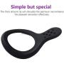 LEVETT Flexible Silicone Cock Rings, Penis Enlarger Stronger and Harder Erection to Prolonging Climax Sex Toys for Men (Flexible size)