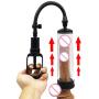 Toystour Male Pump New Peni Pump Vacuum Massager for Men Pumps Transparent Pumps Bottle Manual Exerciser for Male