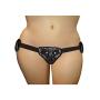 SPORTSHEETS - Plus Size Lace Corsette Strap-On (Grey)