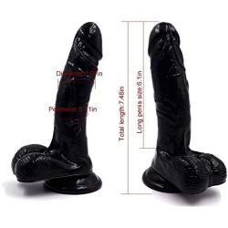 WYSXQ Huge Dicks Black Realistic Dillo Suction Cup Xiangqinxiangai