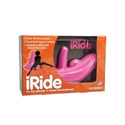 Doc Johnson Iride - Ridable Dual Zone Vibrator - Clittoral and G-Spot Stimulating