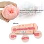 Vibrating Male Masturbator Cup Detachable Pocket Pussy Sex Toys for Men, Treediride Realistic Textured Vagina Stroker Rechargeable with 10 Stimulation Innovative Squeezable for Man Masturbation