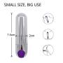 Bantie Bullet Vibrator Vagina Stimulator Massager Waterproof Mini Pocket Finger 10 Speed Dildo Vibrator Adult Massager for Travel Portable Adult Massager USB Rechargable Adult Sex Toys