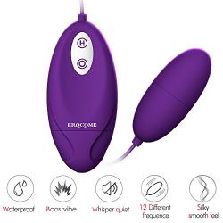 Waterproof 12 -Frequency Silicone Powerful Jade Egg for Women and Couple