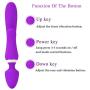 Handheld Wireless Waterproof Massage Vibraror, Skin Friendly Silicone, 10 Kinds of Silent Vibration Mode - USB Charging - Relieve Muscle Pain